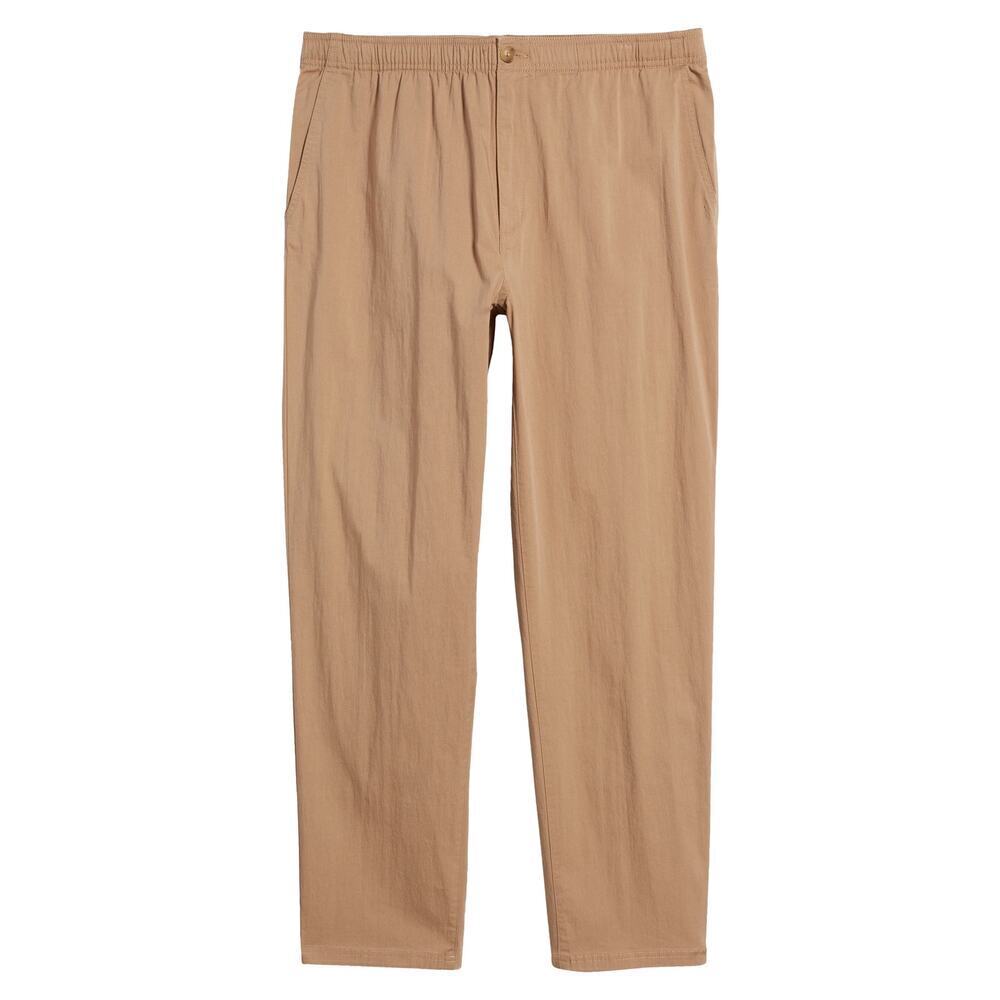 BP Relaxed Fit Elastic Waist Workwear Pants in Tan Amphora XXL